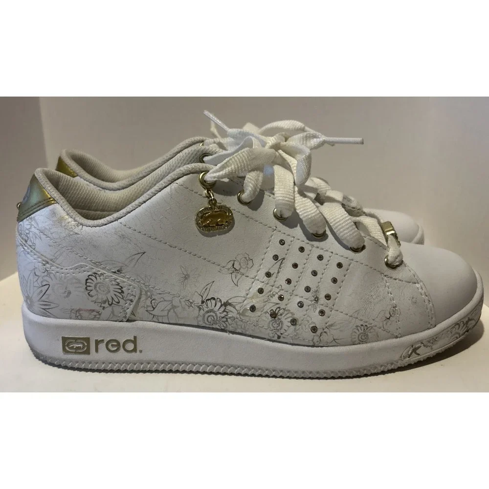 Ecko Red By Marc Ecko‎ Girls Shoes With Rhino Pendant Size 7.5